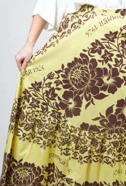 Maxi Skirt in Tahiti Print