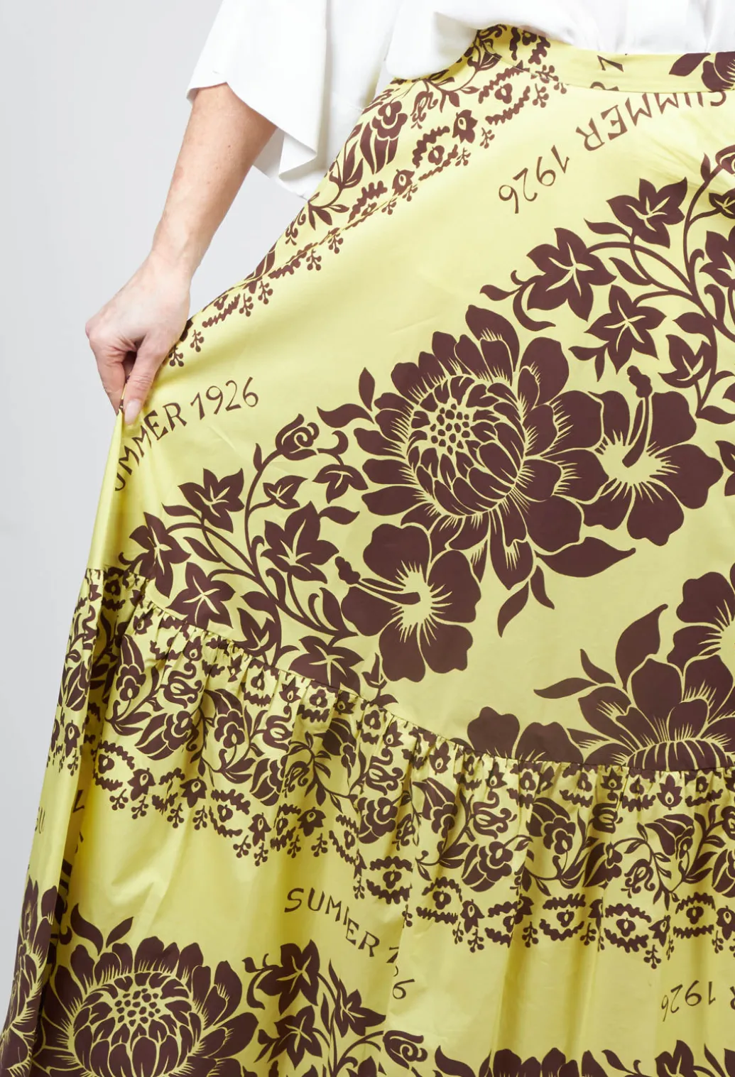 Maxi Skirt in Tahiti Print