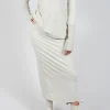 Maxi-Length Bodycon Skirt in Eraser