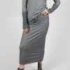 Maxi-Length Bodycon Skirt in Pencil Cloud