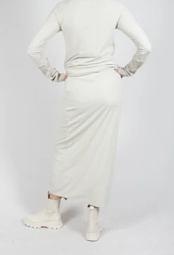 Maxi-Length Bodycon Skirt in Eraser