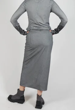 Maxi-Length Bodycon Skirt in Pencil Cloud