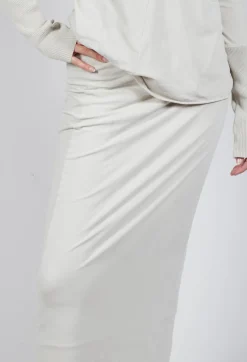 Maxi-Length Bodycon Skirt in Eraser
