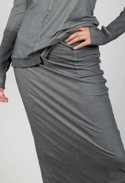 Maxi-Length Bodycon Skirt in Pencil Cloud