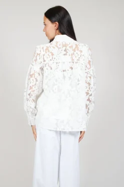 Maxine Blouse in Fleur Natural White