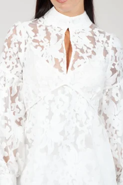 Maxine Blouse in Fleur Natural White