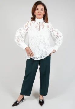 Maxine Blouse in Fleur Natural White