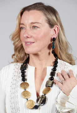 Medium Beaded Necklace in Galassia