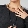 Medium Statement Cross Necklace in Silver