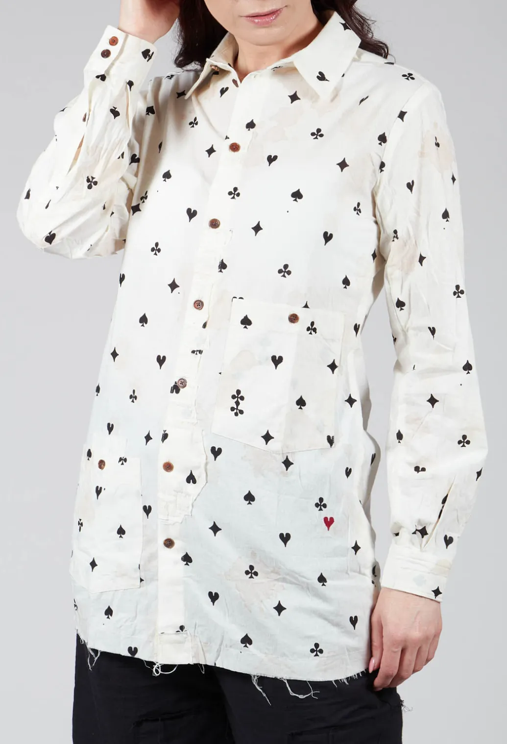 Mended Shirt in Quatre
