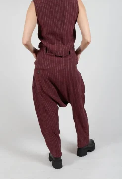 Merja Trousers in Burgundy