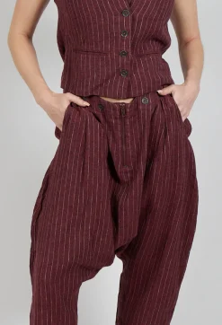 Merja Trousers in Burgundy