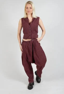 Merja Trousers in Burgundy