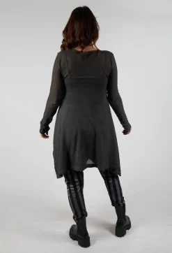 Mesh Bat Jacket in Asphalt