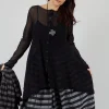 Mesh Bat Jacket in Black