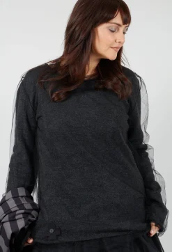 Mesh Knit in Anthra