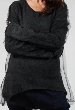Mesh Knit in Anthra