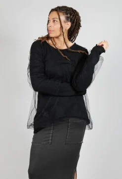 Mesh Knit in Black