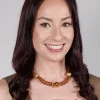 Metal Beaded Ceramics Choker in Antique Brown
