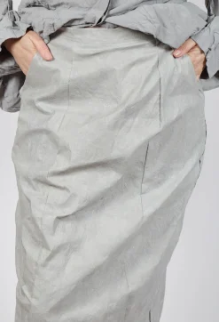 Midi Length Skirt in Moon Brush