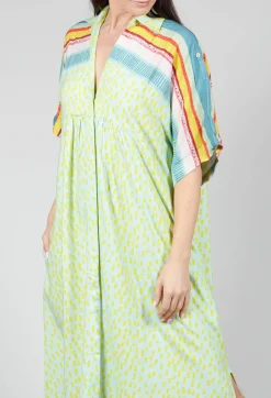 Midi Shirt Dress in Blue