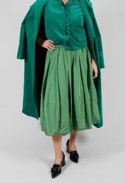 Midi Skirt in Apple Green