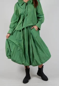 Midi Skirt in Apple Green