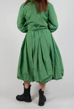 Midi Skirt in Apple Green