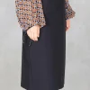 Midi Skirt in Black