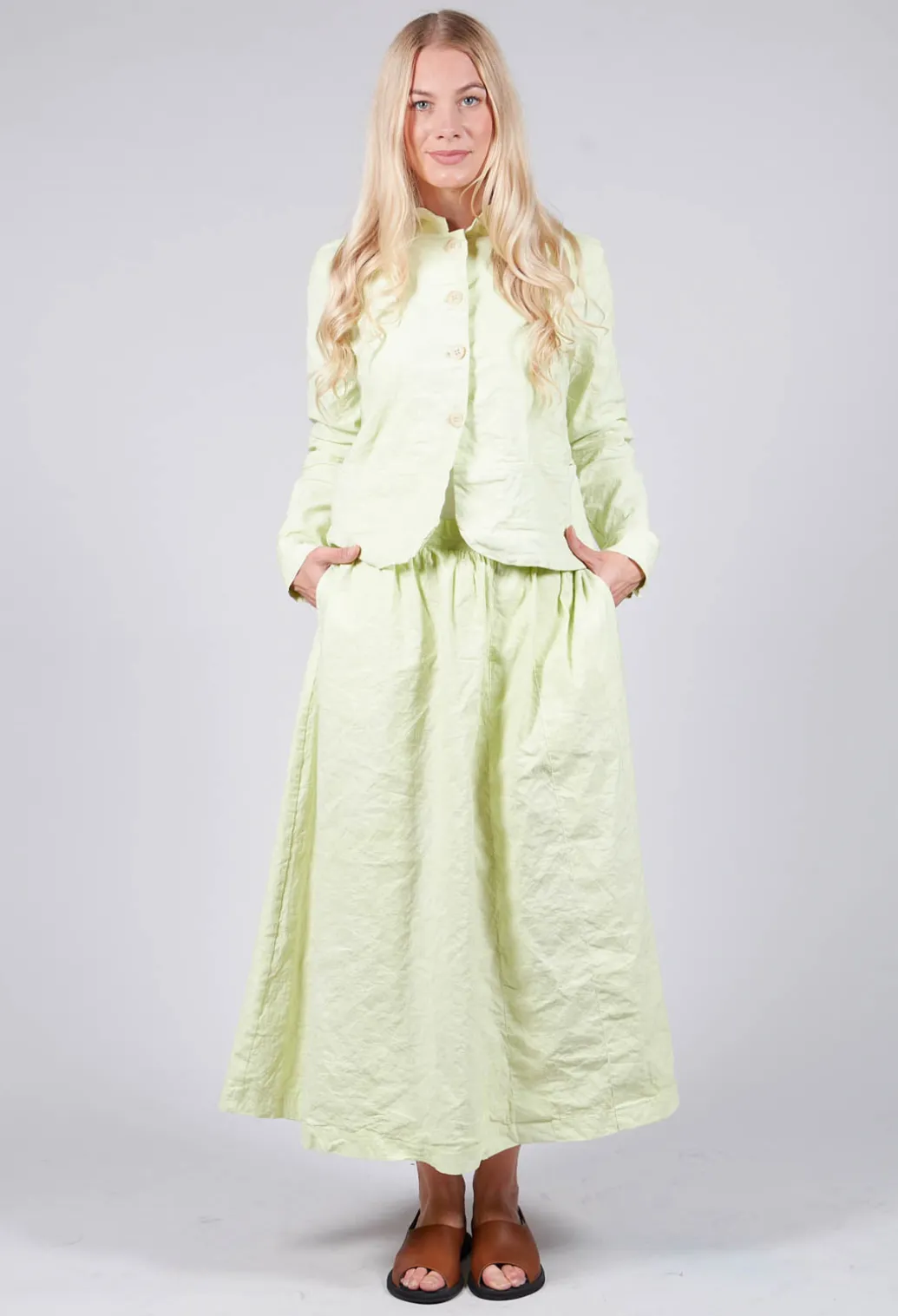 Midi Skirt in Melone
