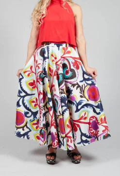Midi Skirt in Mexico Print