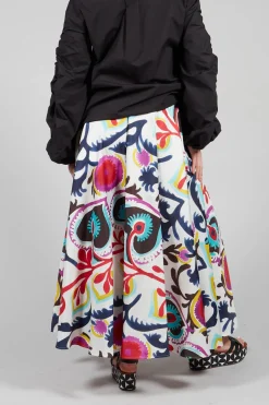 Midi Skirt in Mexico Print