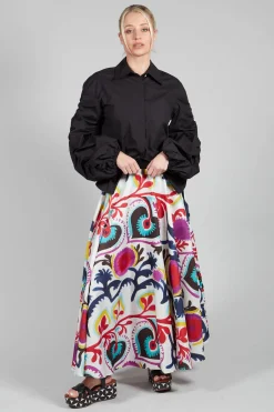 Midi Skirt in Mexico Print