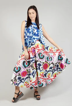 Midi Skirt in Mexico Print