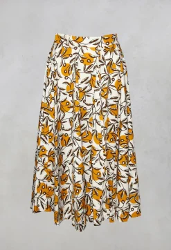 Midi Skirt in Naturale/Orca