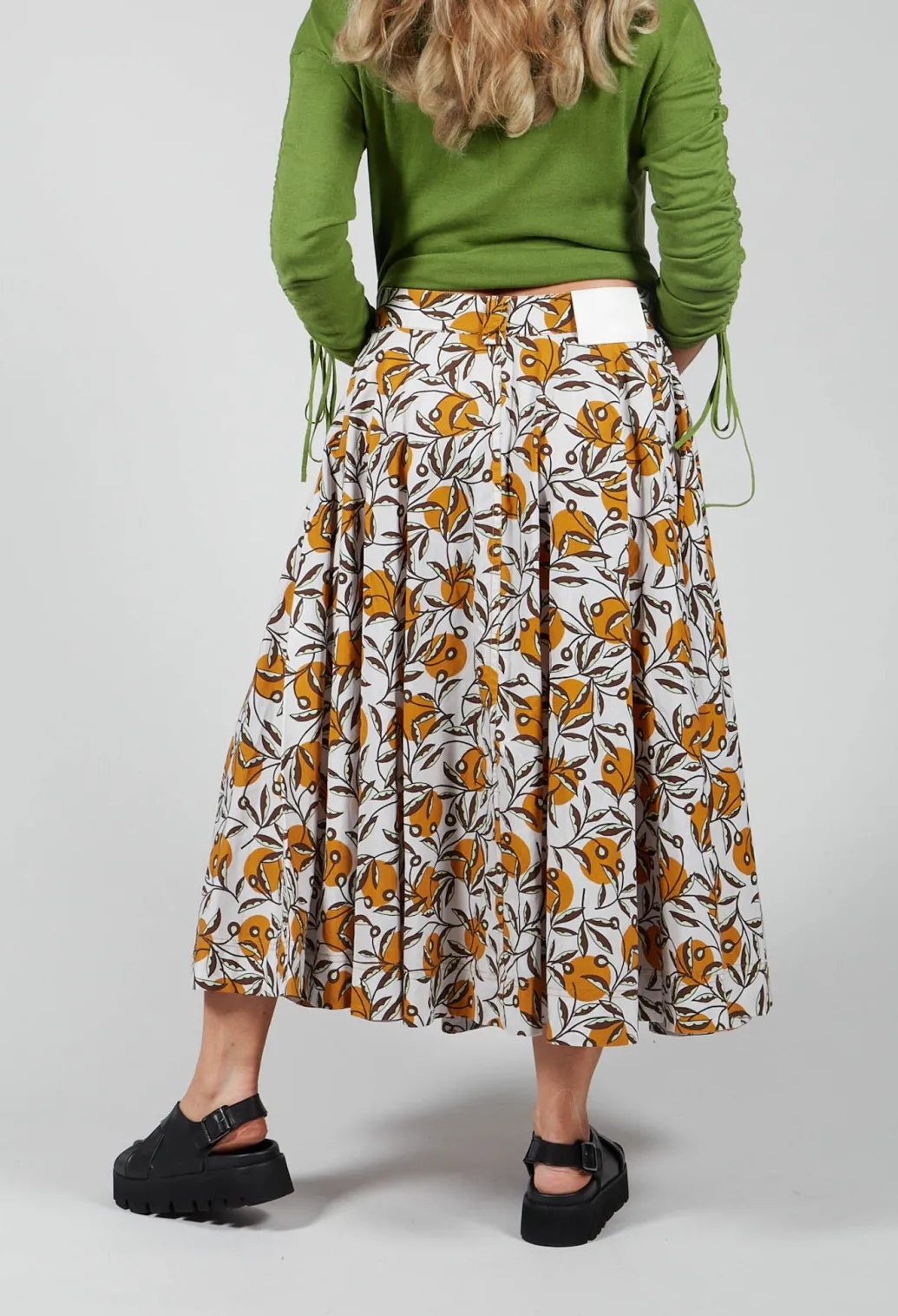Midi Skirt in Naturale/Orca