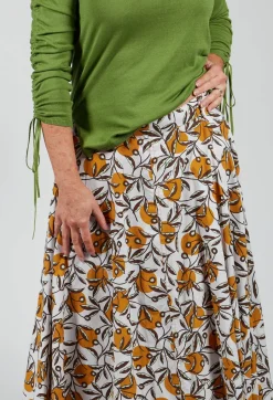 Midi Skirt in Naturale/Orca