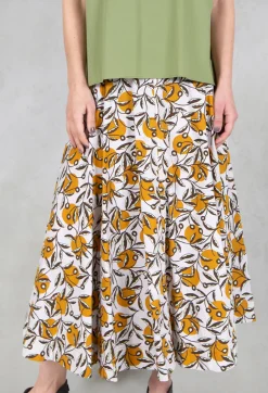 Midi Skirt in Naturale/Orca