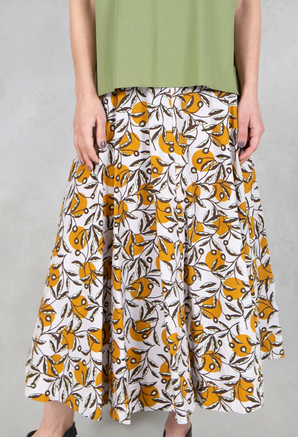 Midi Skirt in Naturale/Orca