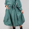Midi Skirt in Sage Green