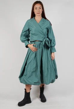 Midi Skirt in Sage Green