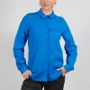 Mikumi Blouse in Cobalt