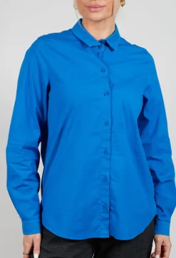 Mikumi Blouse in Cobalt