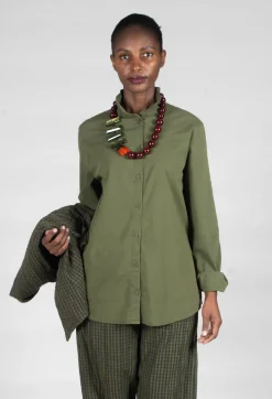 Mikumi Blouse in Khaki
