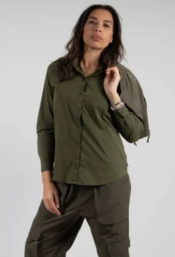 Mikumi Blouse in Khaki
