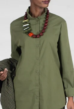 Mikumi Blouse in Khaki