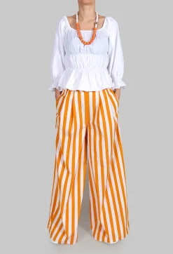 Milkmaid Blouse in White