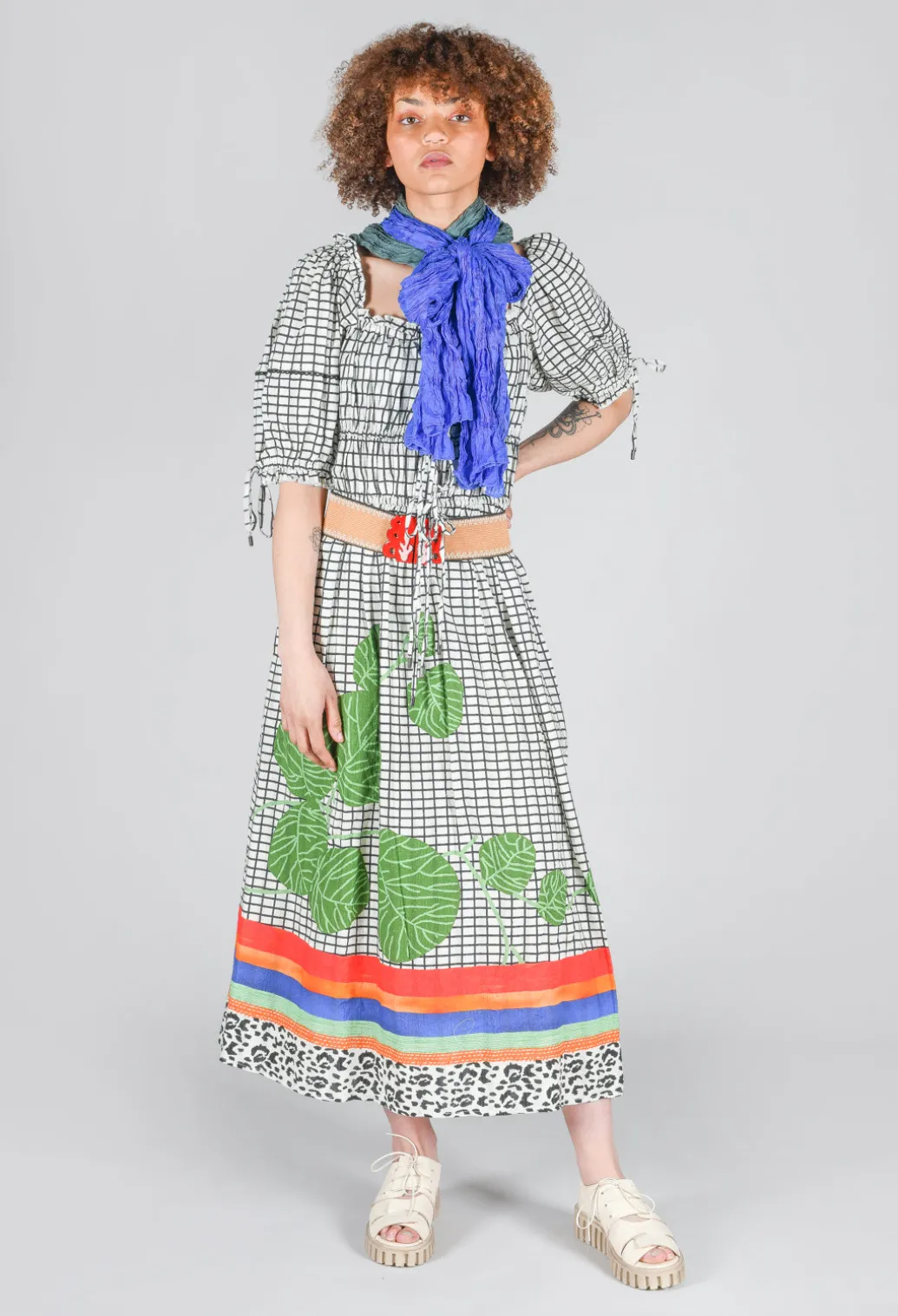 Milkmaid Dress in White