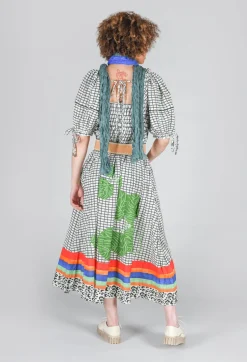 Milkmaid Dress in White