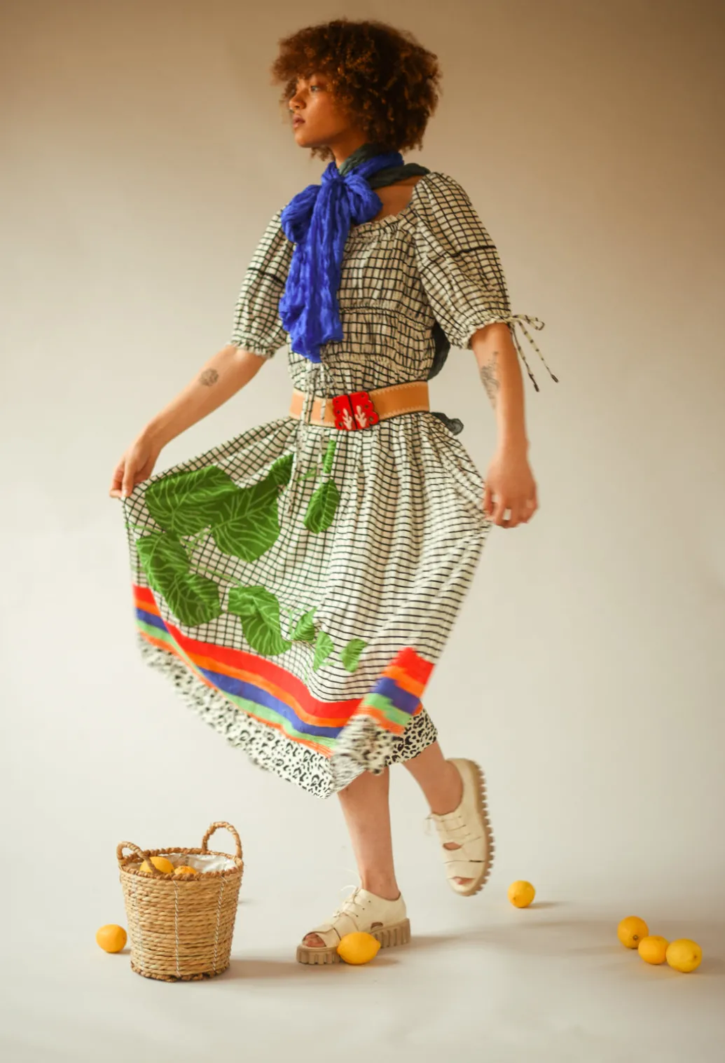 Milkmaid Dress in White